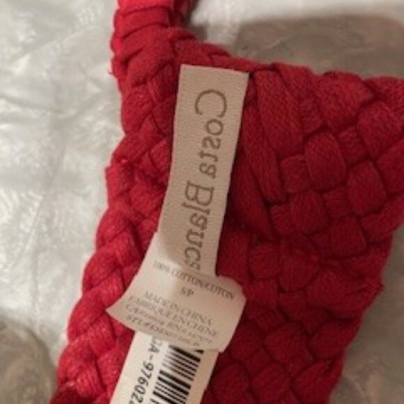 COSTA BLANCA 100% Cotton Red Belt - Small - Picture 3 of 4